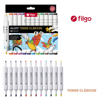 MARCADORES TONOS CLASICOS ALLOY - FILGO