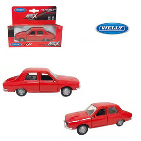 RENAULT 12 ROJO ESCALA 1:36 - WELLY