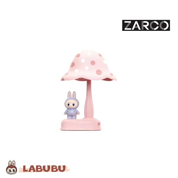 LAMPARA DE MESA ROSA LABUBU - ZARCO