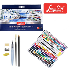 SET DE ACUARELAS SOLIDAS x 128 - LOSEILTIN