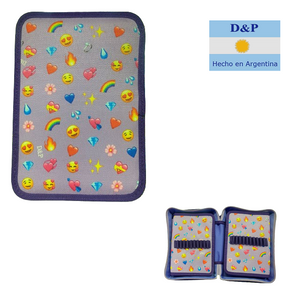 CARTUCHERA DESPLEGABLE [EMOJIS] - DYP