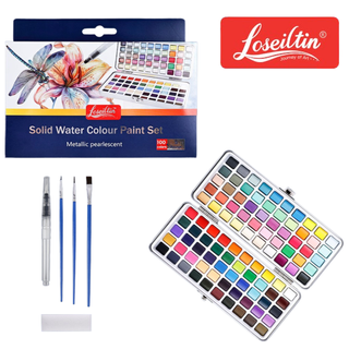 SET DE ACUARELAS SOLIDAS x 100 - LOSEILTIN