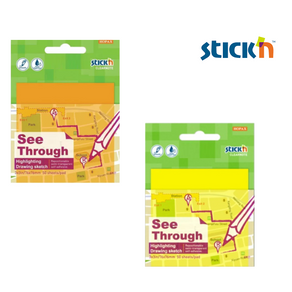 POST-IT TRANSLUCIDOS DE COLOR - STICK'N