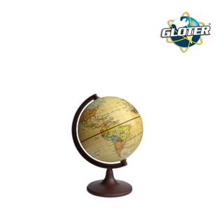 GLOBO TERRAQUEO SEPIA 10CM Ø BASE DE PLASTICO - GLOTER