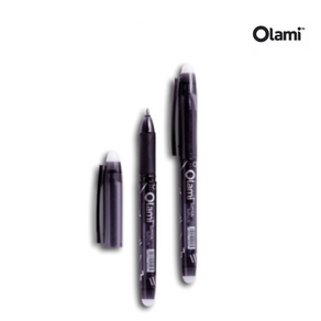 LAPICERA ROLLER BORRABLE NEGRA [BORRA BORRA] - OLAMI