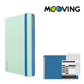 CUADERNO A5 VERDE - MOOVING
