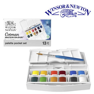 SET DE ACUARELAS COTMAN x 13 - WINSOR & NEWTON