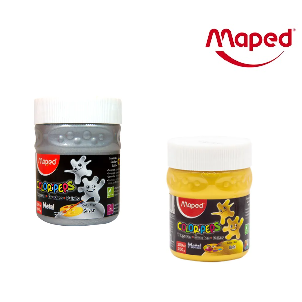 TEMPERA ESCOLAR [COLOR'PEPS] METAL - MAPED
