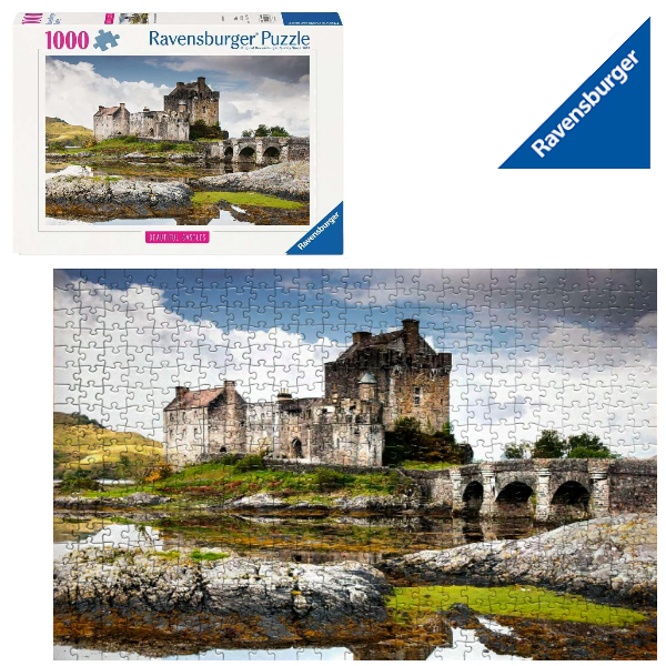 ROMPECABEZAS 1000 PIEZAS EILEAN DONAN CASTLE SCOTLAND - REVENSBURGER