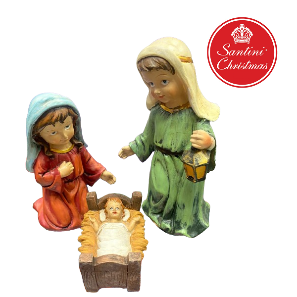 SAGRADA FAMILIA 3 FIGURAS - SANTINI CHRISTMAS