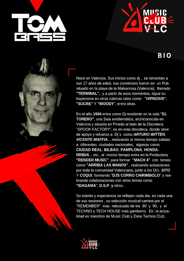 dj Tombass, Music Club Valencia