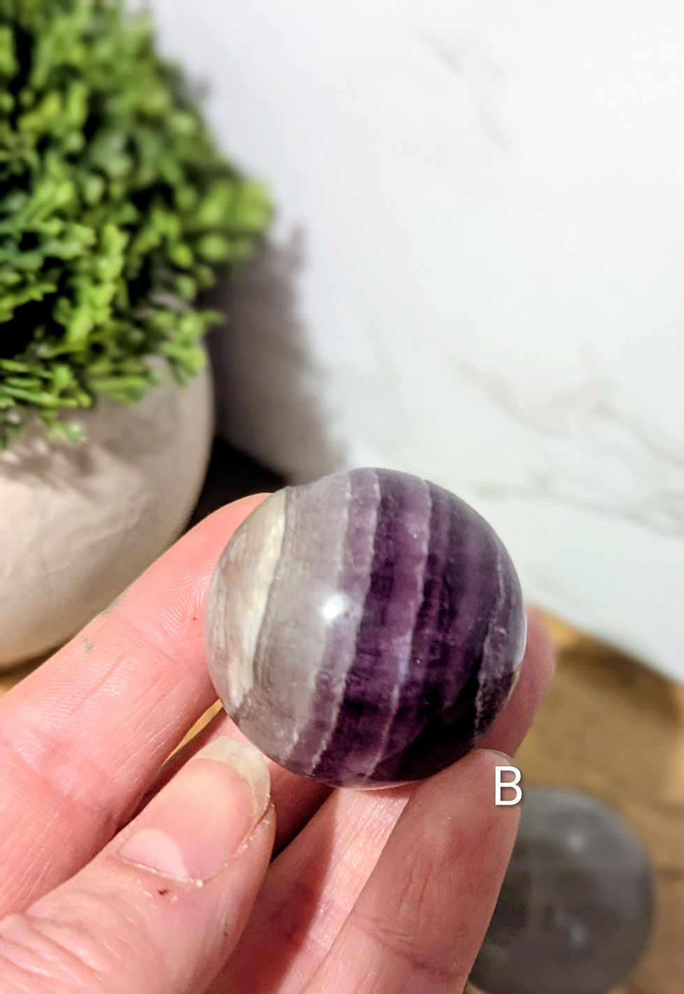 Thumbnail: Fluorite Sphere - Small