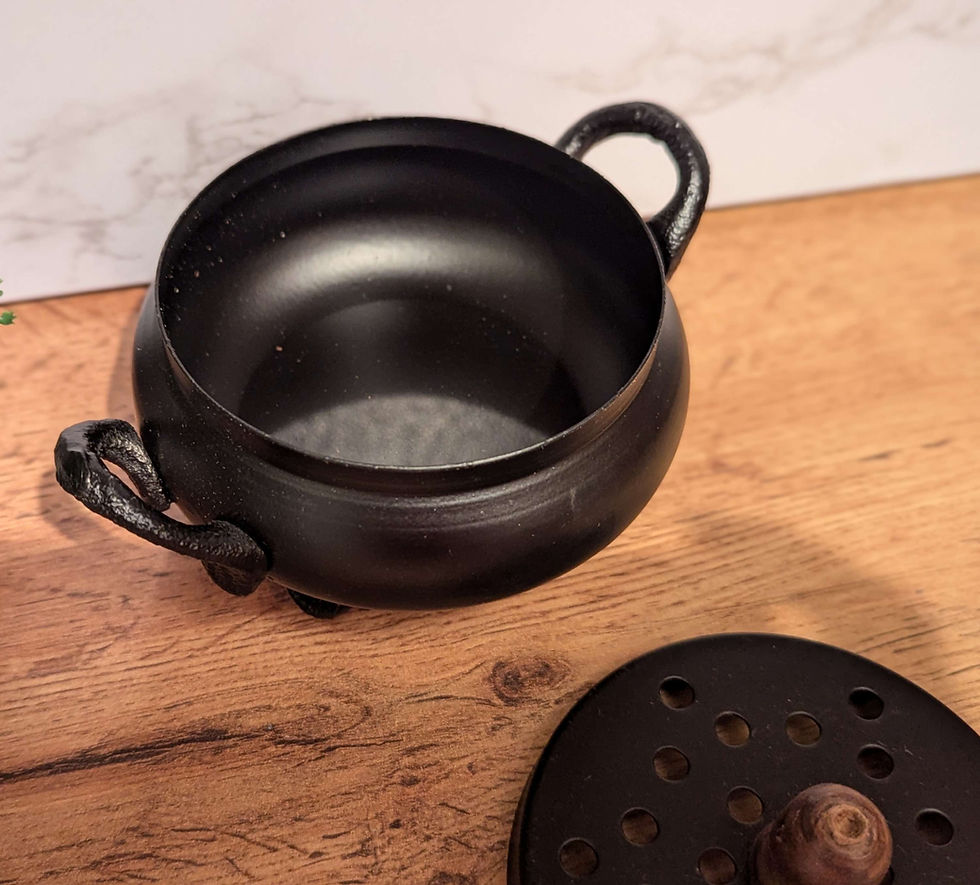 Thumbnail: Iron Cauldron Incense Burner