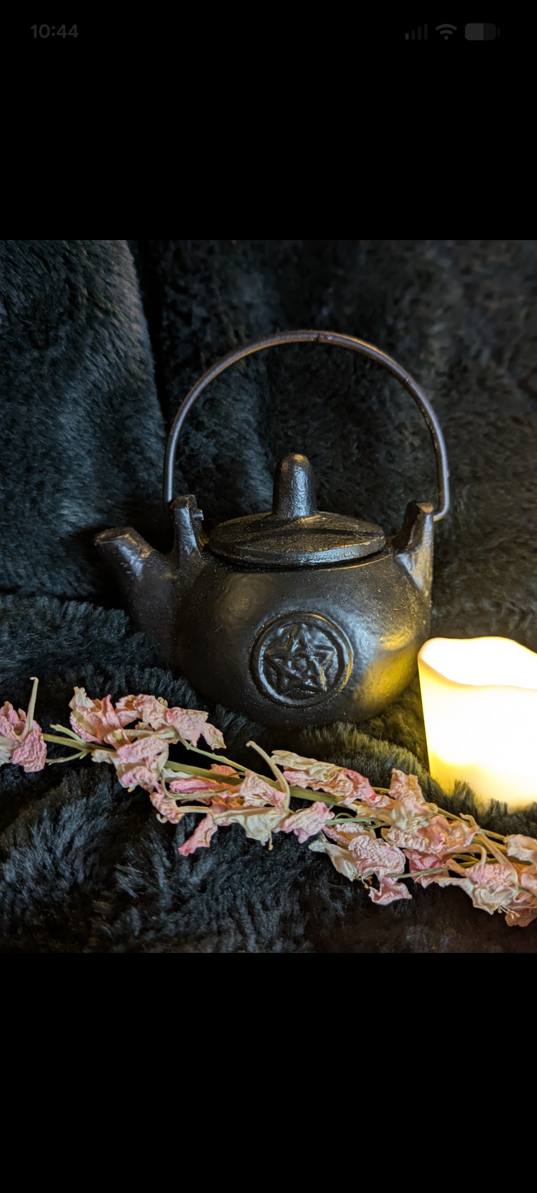 Cast Iron Tea pot Cauldron 