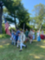 Marching in the Independence Day Parade in Hockessin, Delaware