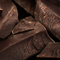 Stukken van chocolade