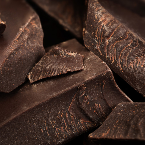 Des morceaux de chocolat