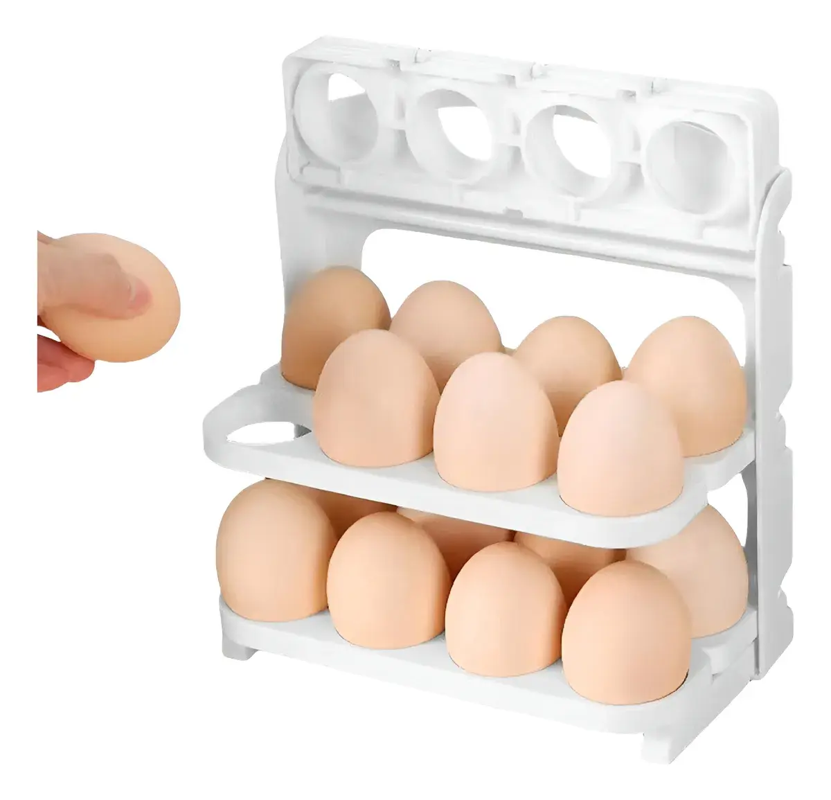 Organizador de 24 huevos plegable