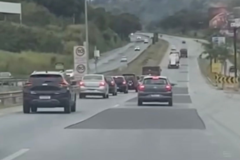 Obras de recapeamento da rodovia MG-424