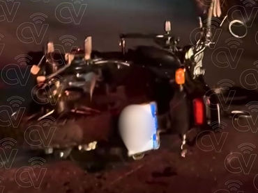 Motocicleta na Rodovia MG-010