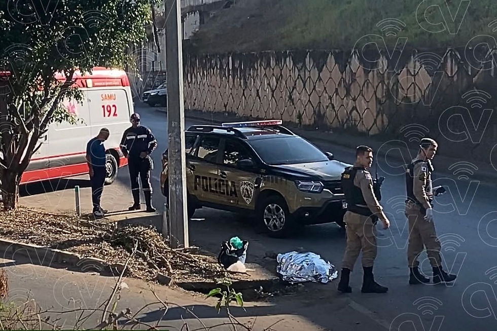 Local onde homem foi encontrado sem vida na MG-10
