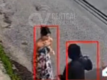 Ação criminosa registrada por câmera de segurança