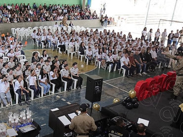Solenidade de formatura do PROERD, em Vespasiano