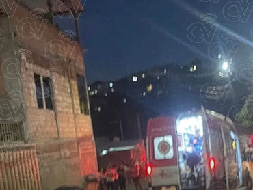 Serviço de Atendimento Móvel de Urgência (SAMU) no local do crime