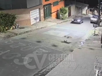 Ação registrada por câmera de segurança