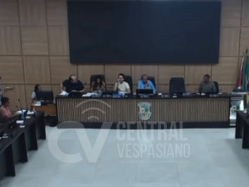 Reunião da Câmara Municipal de Vespasiano