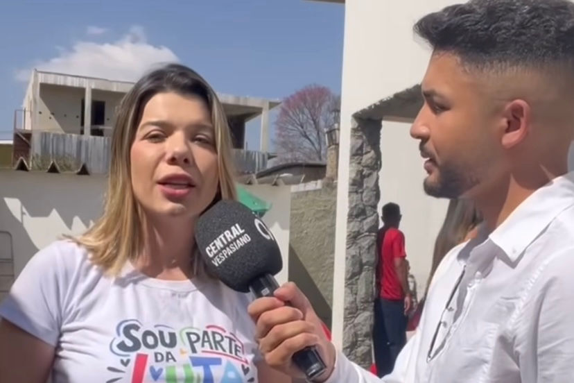 Central Vespasiano na cobertura da festa de 1 ano da Casa do Autista