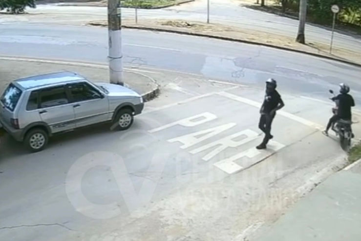 Registro do furto de motocicleta em Santa Luzia