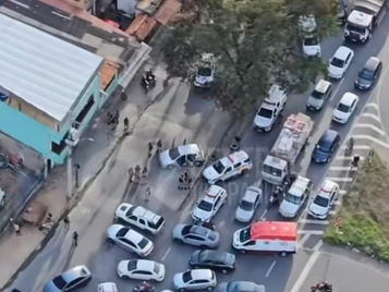 Local do confronto na região do bairro Morro Alto