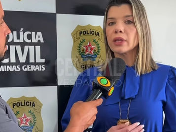 Delegada Nicole Perim em entrevista à BAND Minas
