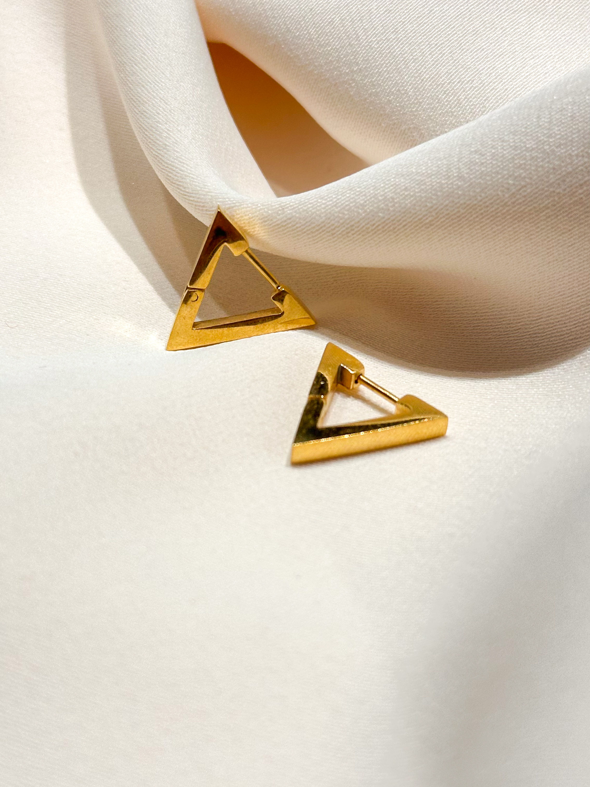 Orecchini Elettra triangolo - gold