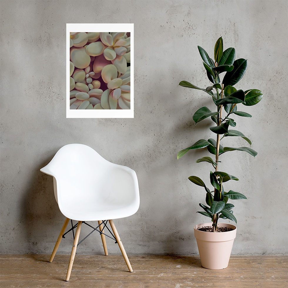 Thumbnail: Succulent Detail unframed drawing
