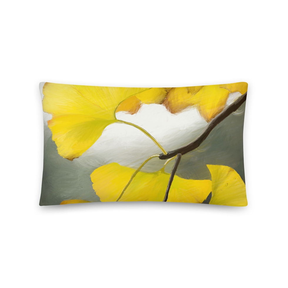 Thumbnail: 'Kali's Ginkgo' Basic Pillow