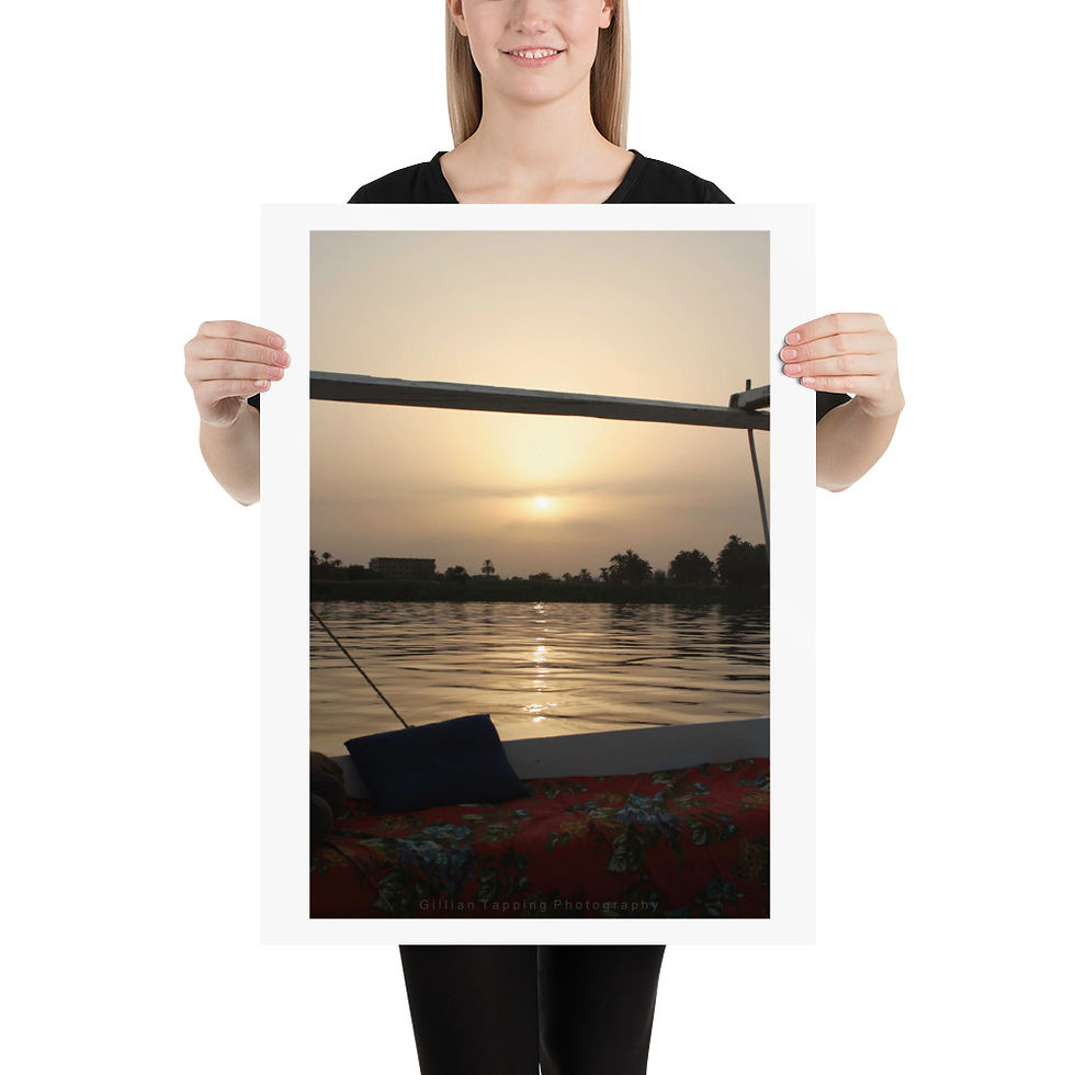 Thumbnail: The Nile at Sunset unframed photograph