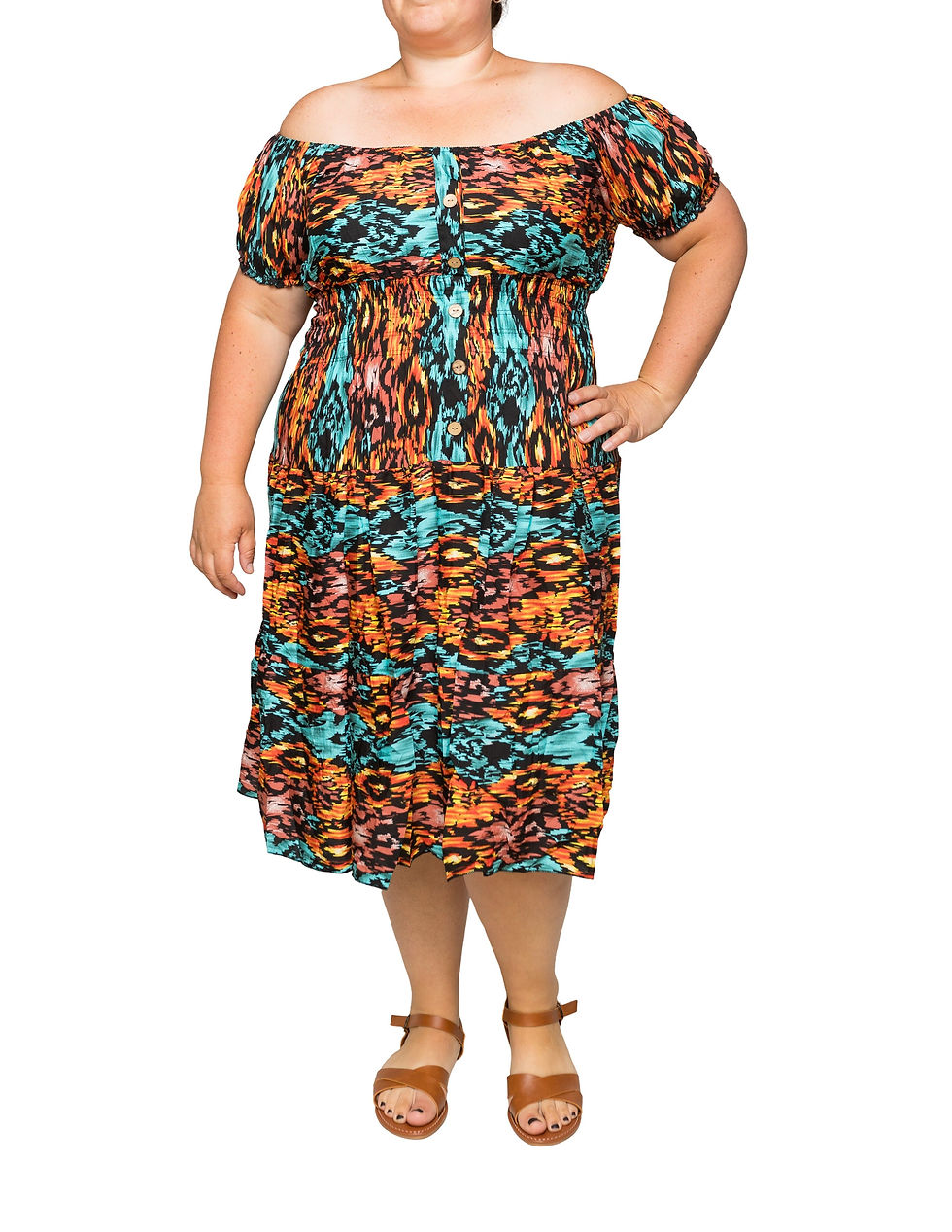Thumbnail: Abstract Midi Dress