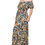 Thumbnail: Blue, Orange, Burgundy & Cream Confetti Maxi Dress