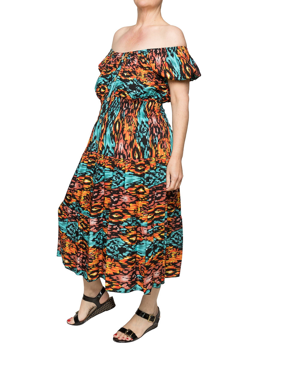 Thumbnail: Abstract Midi Dress