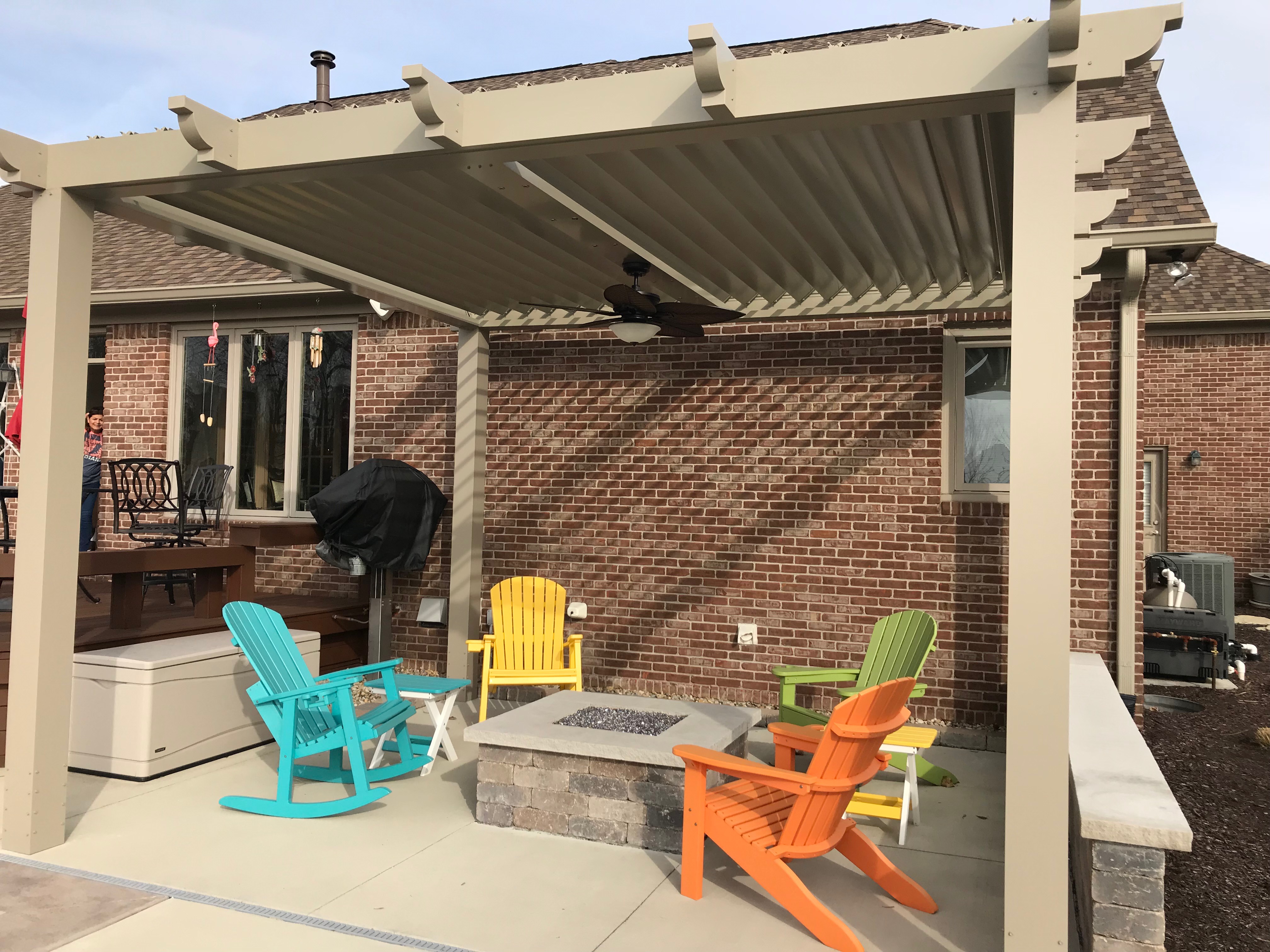 Louvered Roof