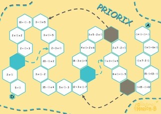 Priorix : jeu sur les priorités opératoires 6ème / 5ème