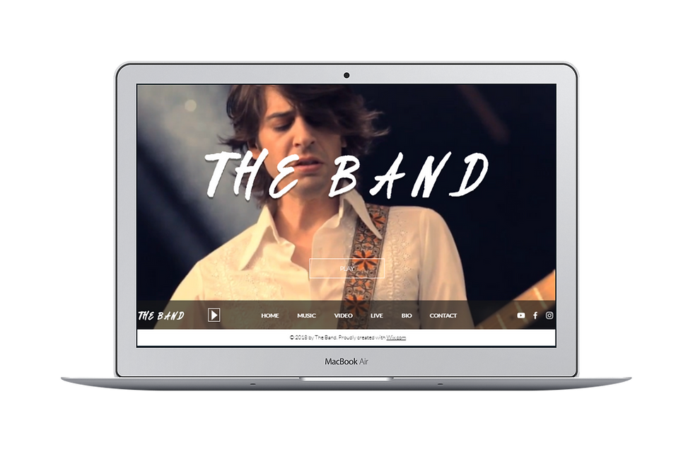 Thumbnail: The Band Website