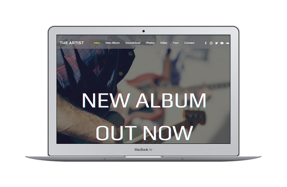 Thumbnail: The Artist Website
