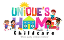 Unique s Home childcare logo colorful