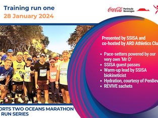 The Totalsports Two Oceans Marathon Training Run Series is HERE