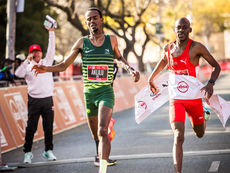 Mulaudzi edges Asfaw in historic photo finish, Xaba sets new course record at Absa RUN YOUR CITY TSHWANE 10K