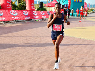 SA All-Comers Record Holder, Christine Njoki sets her sights on the Totalsports Women's Race in Durban