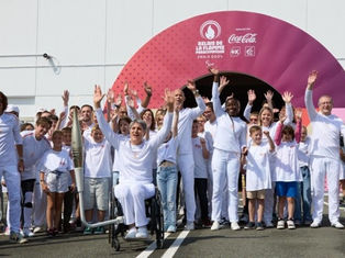 Paralympic Torch Relay — Paralympic torch starts festive tour of France following historic Channel Tunnel crossing